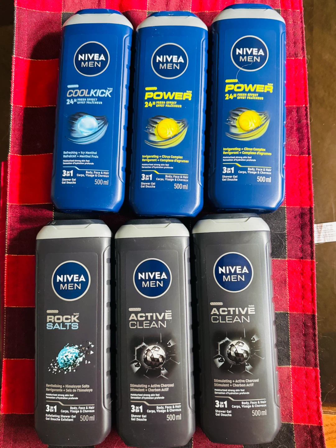 Nivea Men 3-in-1 Shower Gels (3 Types)