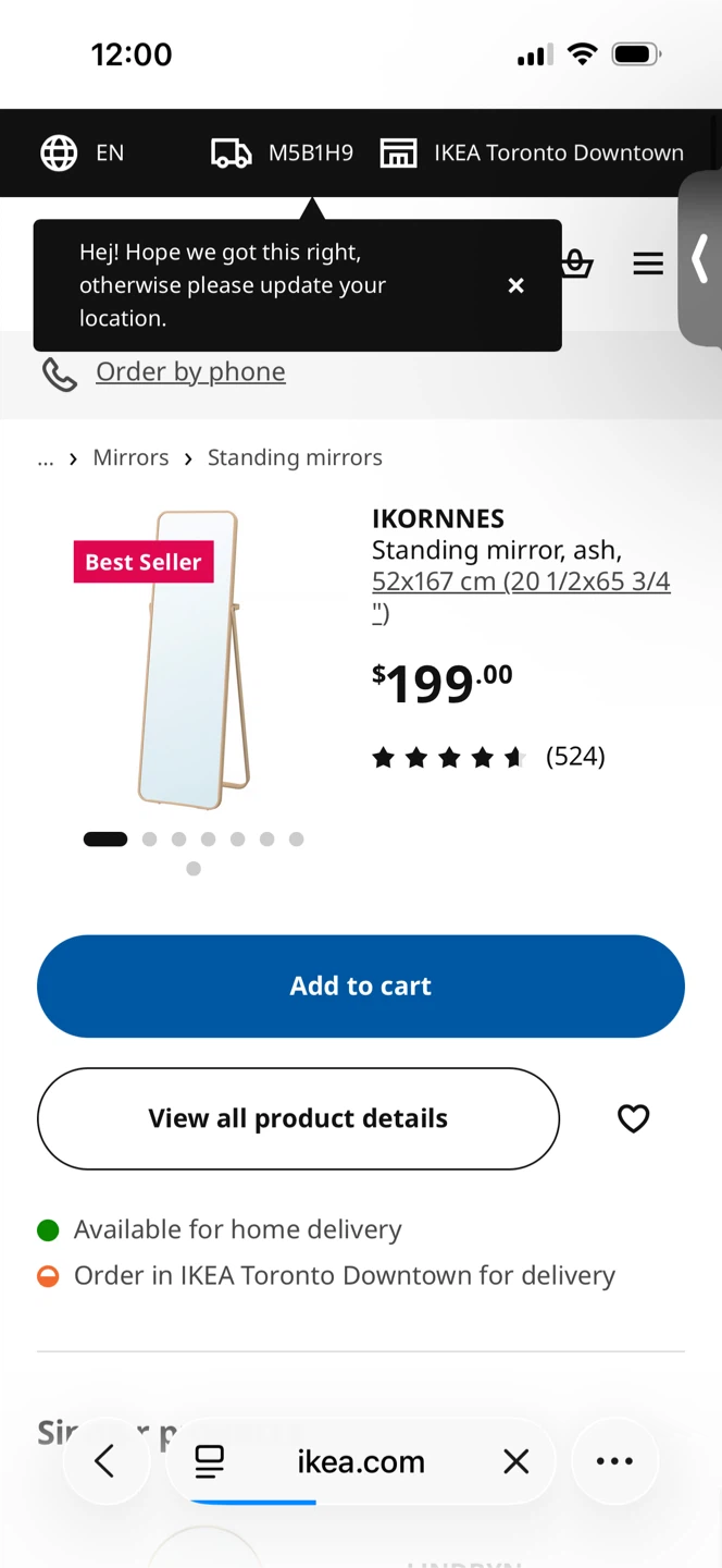 Ikea mirror - photo 4