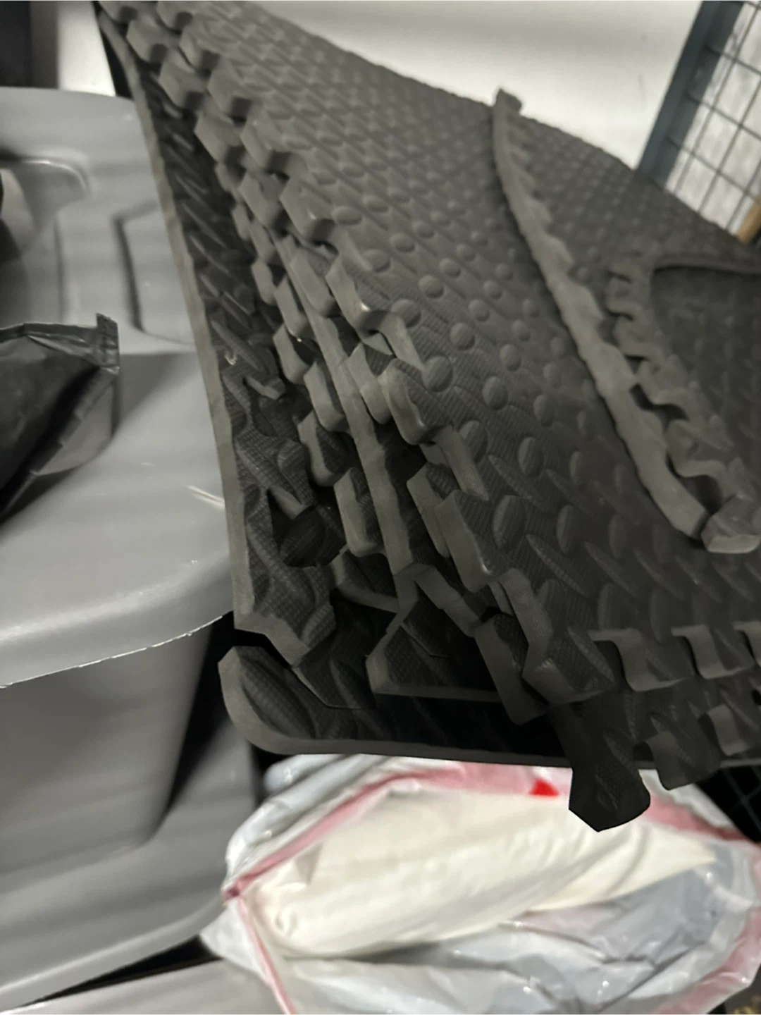 Black Foam Interlocking Floor Mats