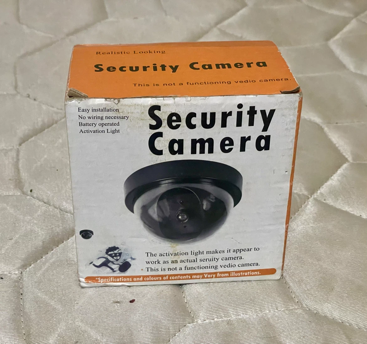 Realistic Looking Security Camera