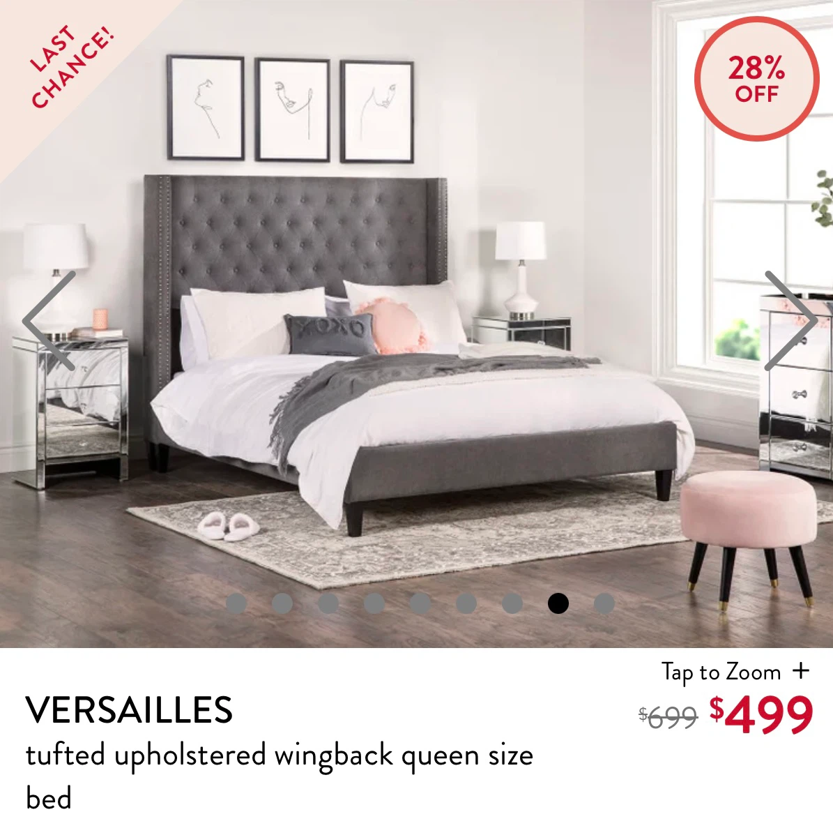 Structube Queen size bed “Versailles” - photo 2