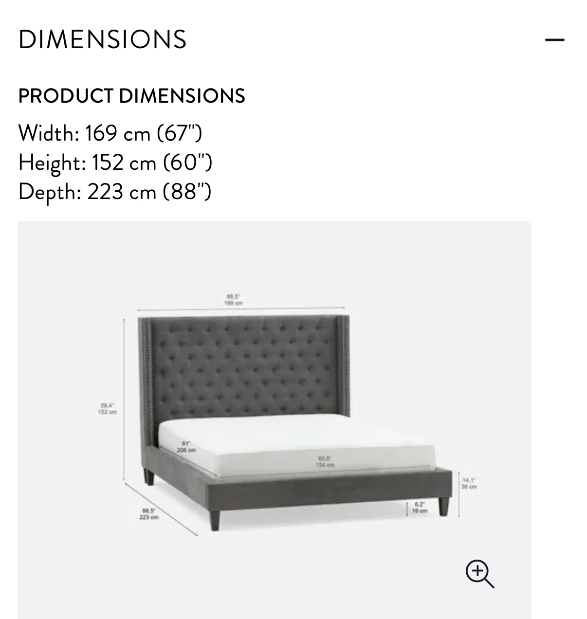 Structube Queen size bed “Versailles” - photo 3