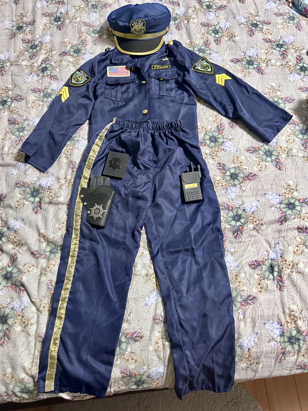 Kids Police Officer Costume Set