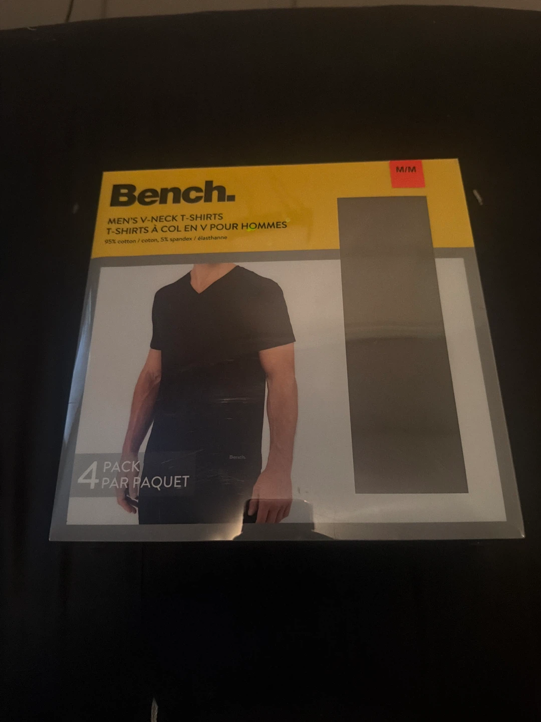 Bench Men's V-Neck T-Shirts - 4 Pack