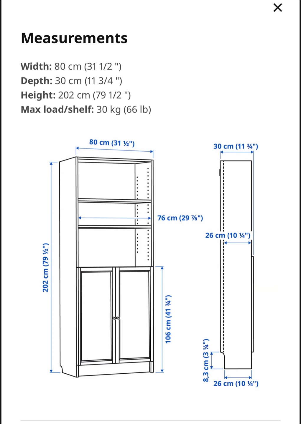 IKEA Bookshelf with Cabinet Base - photo 4