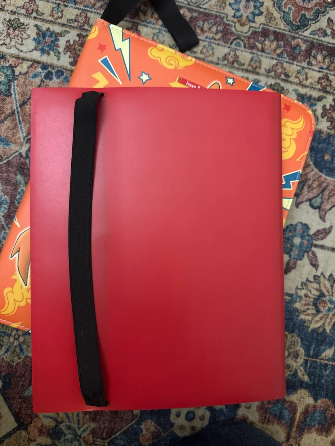 Pokemon Trading Card Binder with Pikachu Charizard Design - photo 2