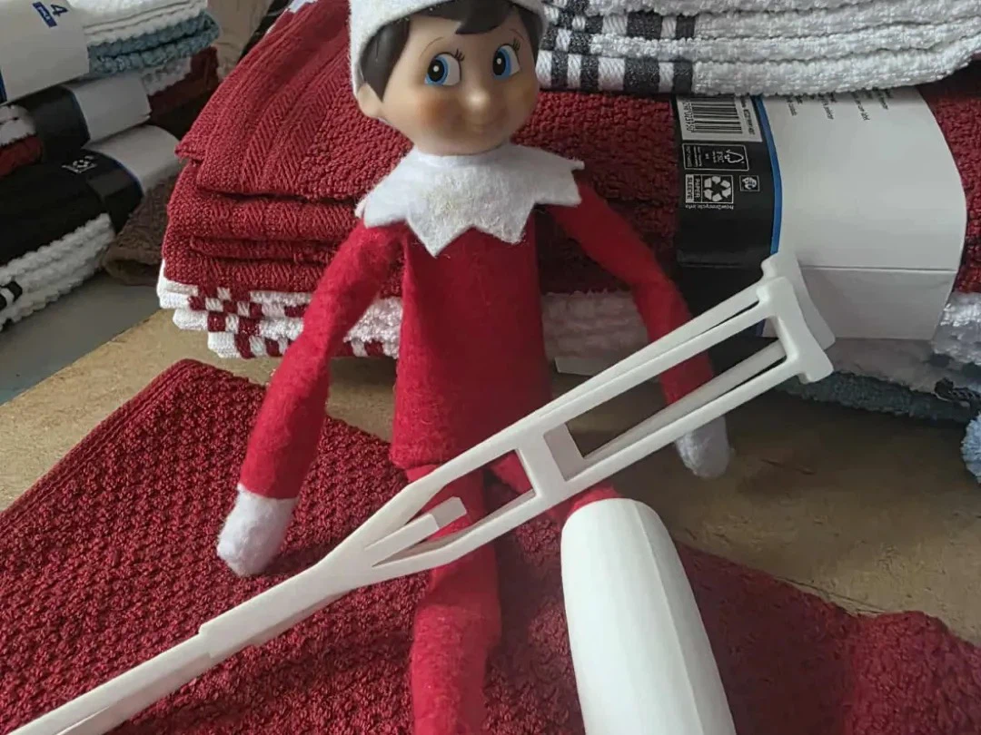 Cast and Crutches for Elf on the Shelf