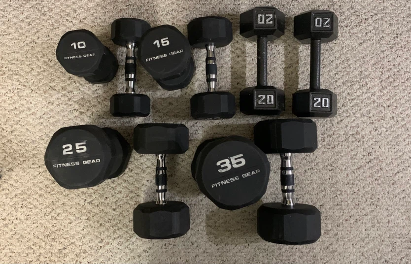 210lbs Dumbbell Set