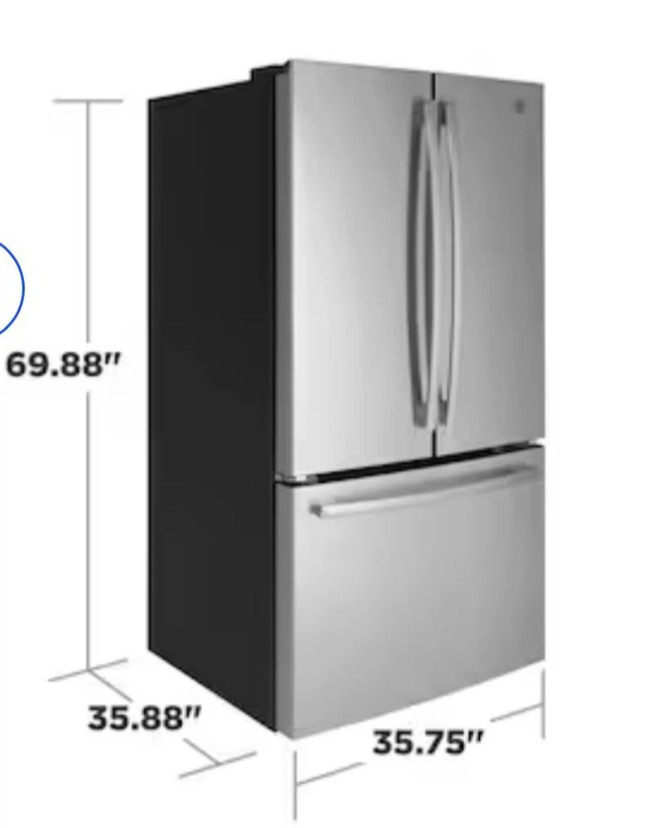 GE Stainless Steel French Door Refrigerator - photo 2