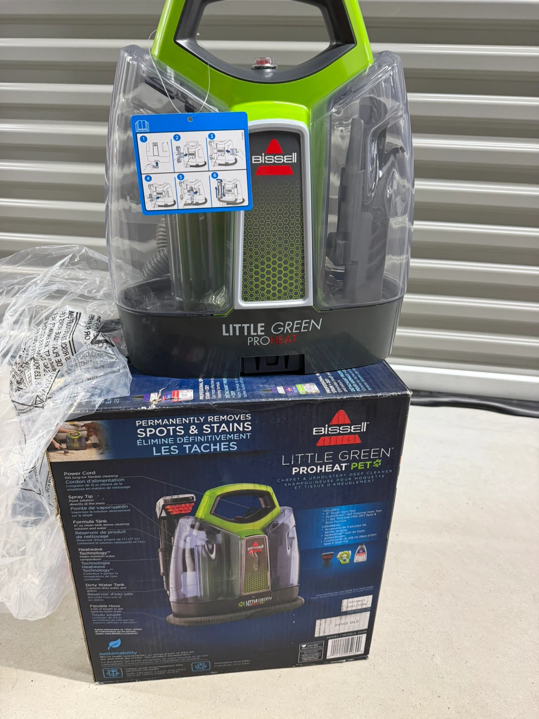 Bissell Little Green ProHeat Pet Carpet Cleaner - photo 2