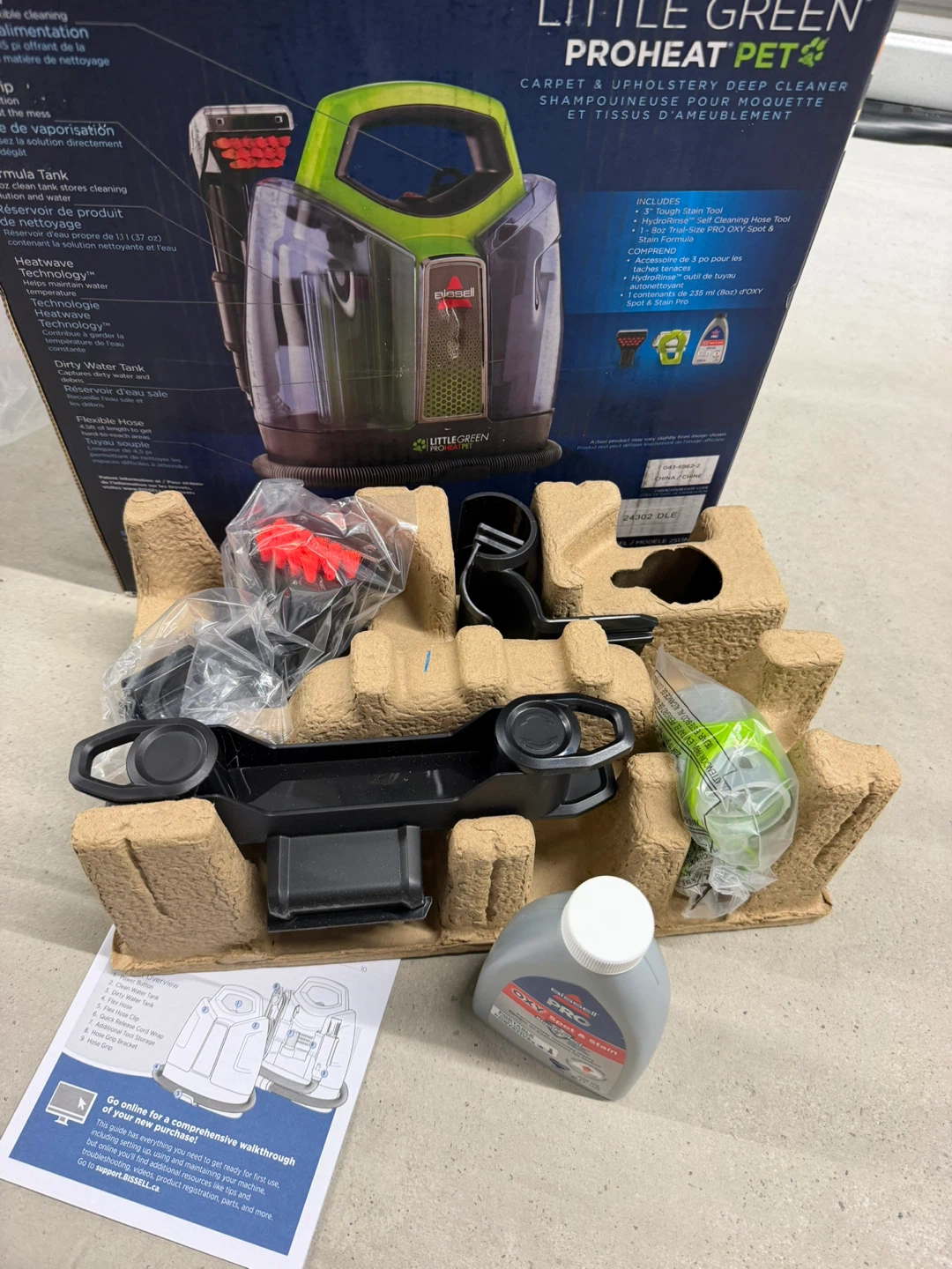 Bissell Little Green ProHeat Pet Carpet Cleaner - photo 3