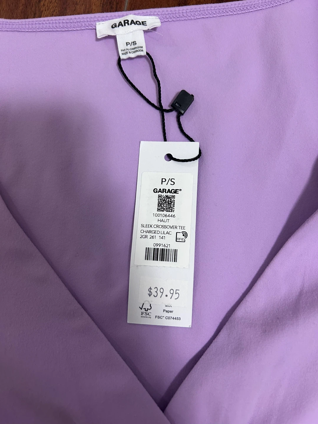 Garage Lilac Crossover Tee - photo 2