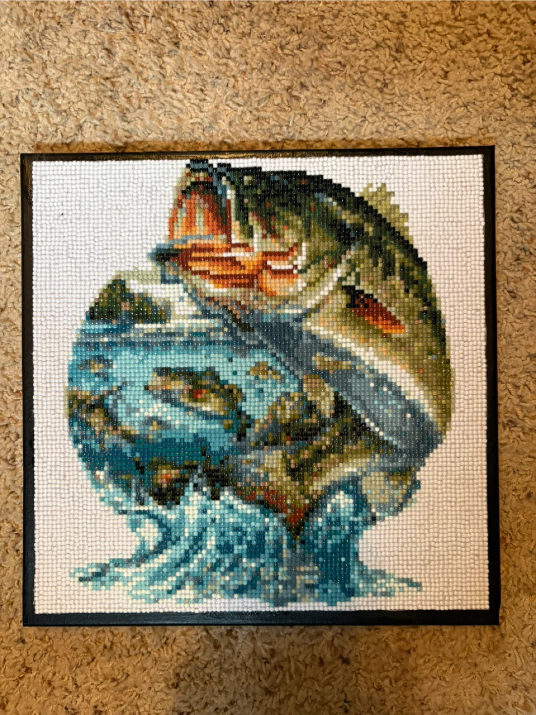 Fish diamond painting