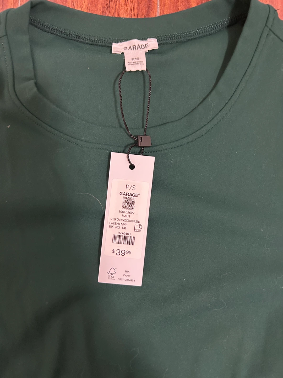 Garage Long Sleeve Top - Green - photo 2