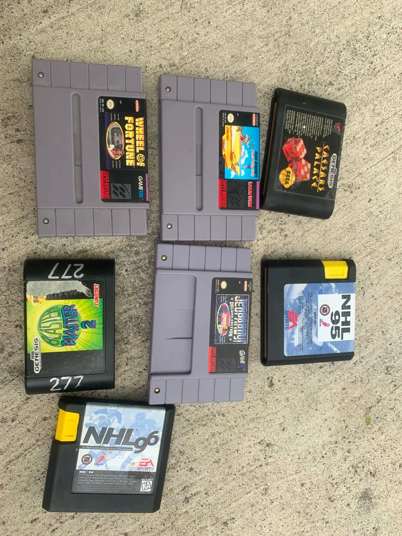 SNES & Genesis Video Game Cartridges - , NHL 95, and more - photo 2