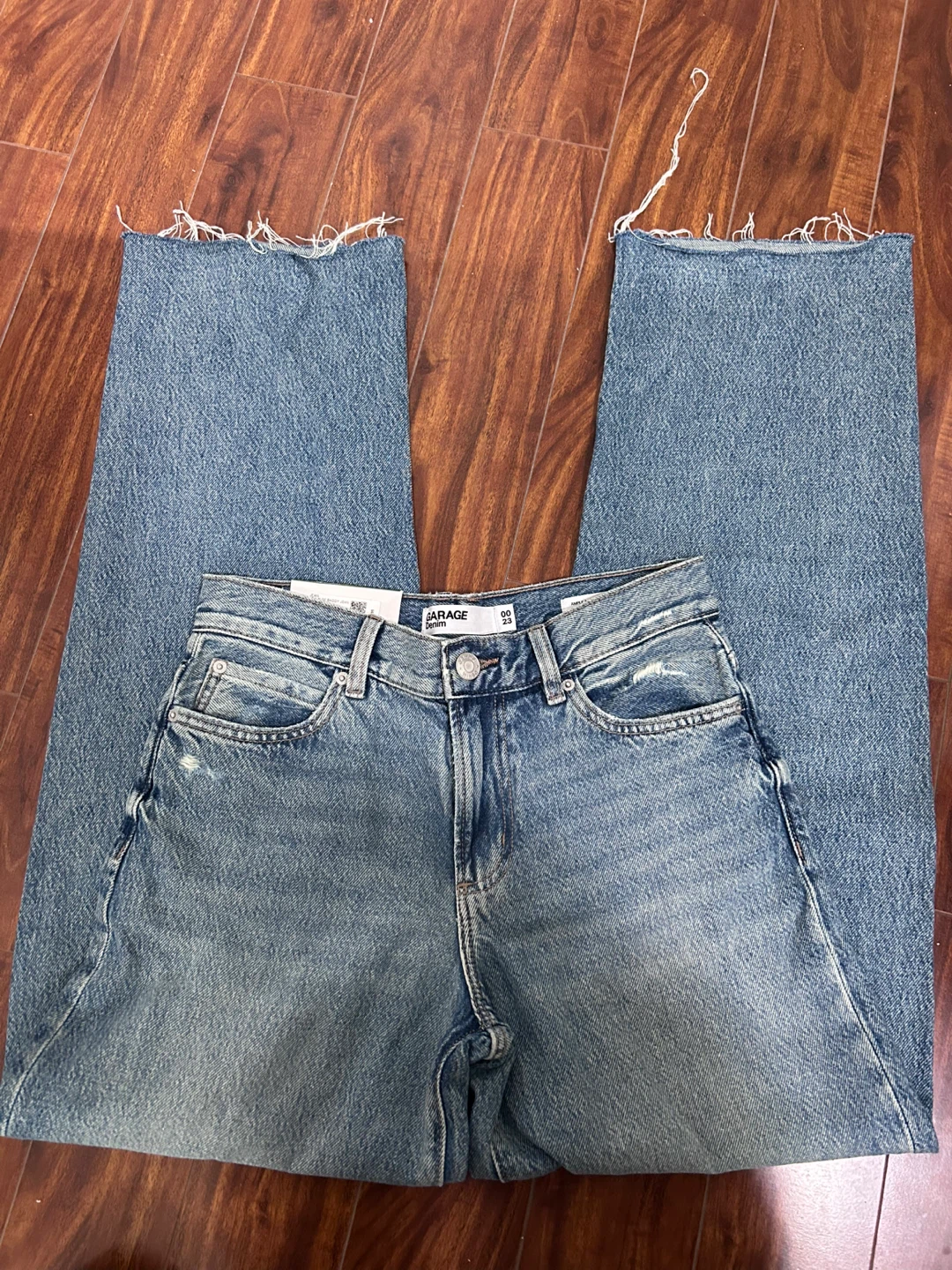Garage Low Rise Baggy Jeans - Olivia Blue