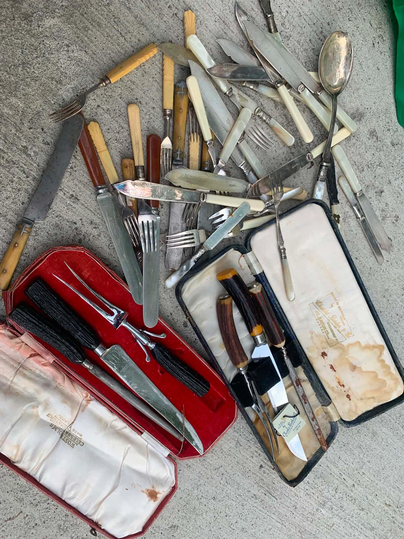 Assorted Vintage Cutlery Set