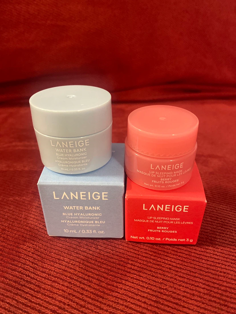 Laneige Water Bank & Lip Sleeping Mask Set