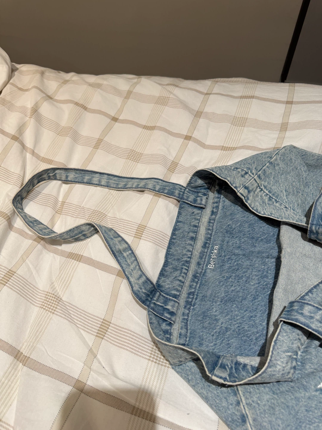Bershka Le Marais Denim Tote Bag - photo 2