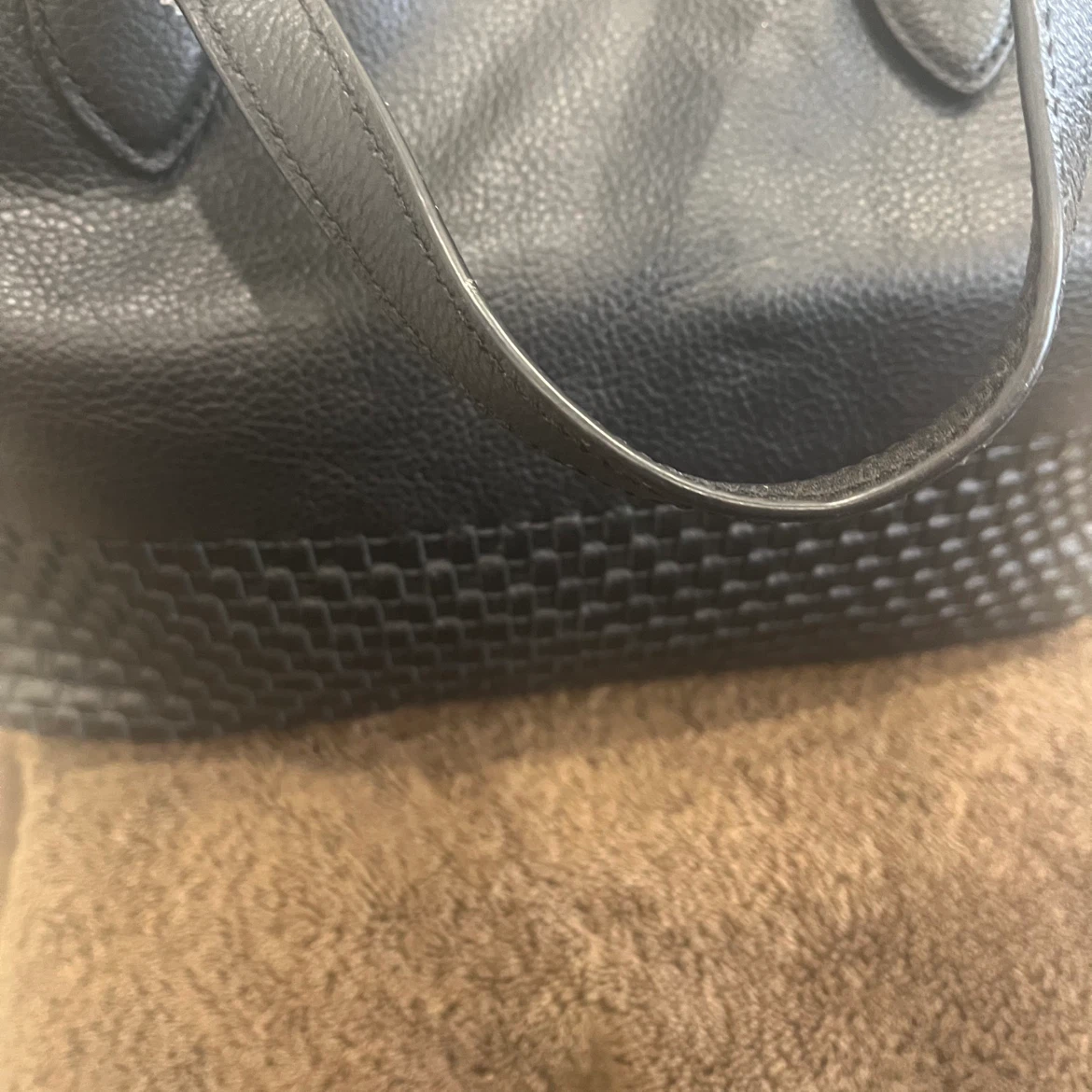 Colin Haan Black Woven Leather Tote Bag - photo 4