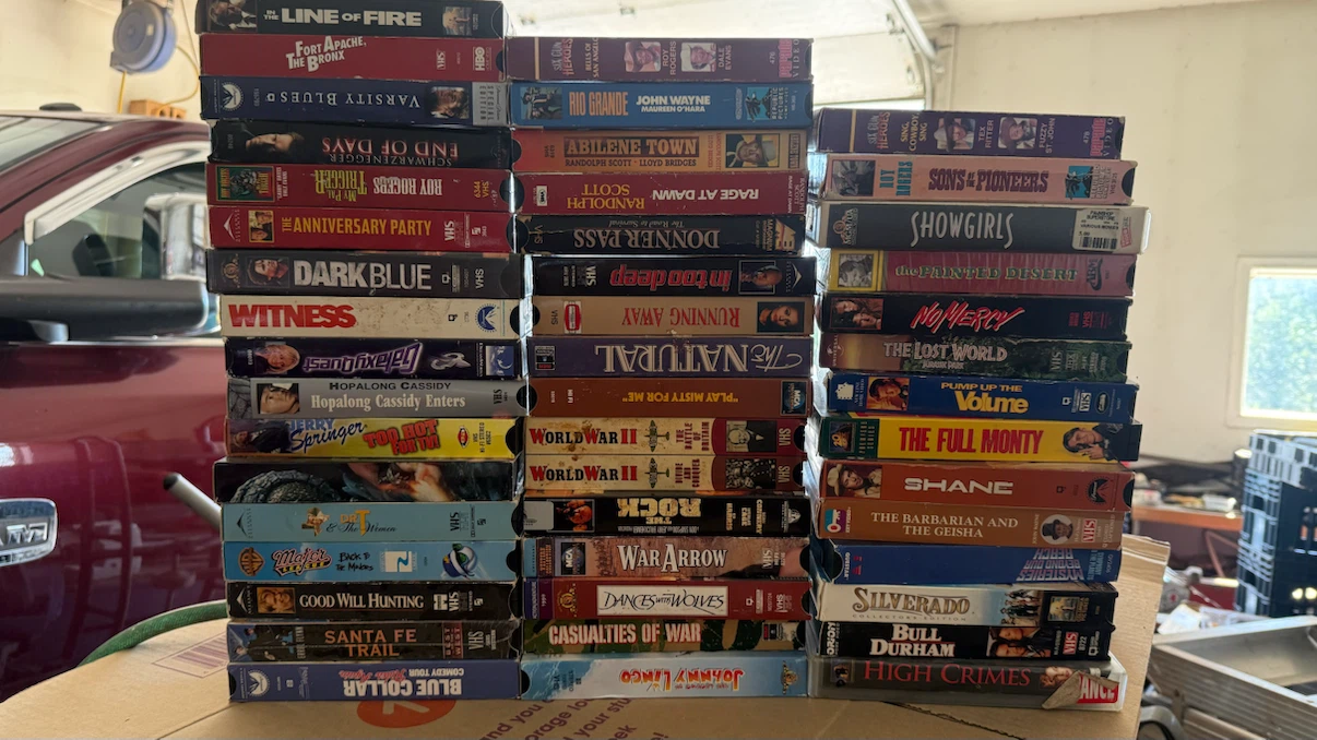 VHS movies -86