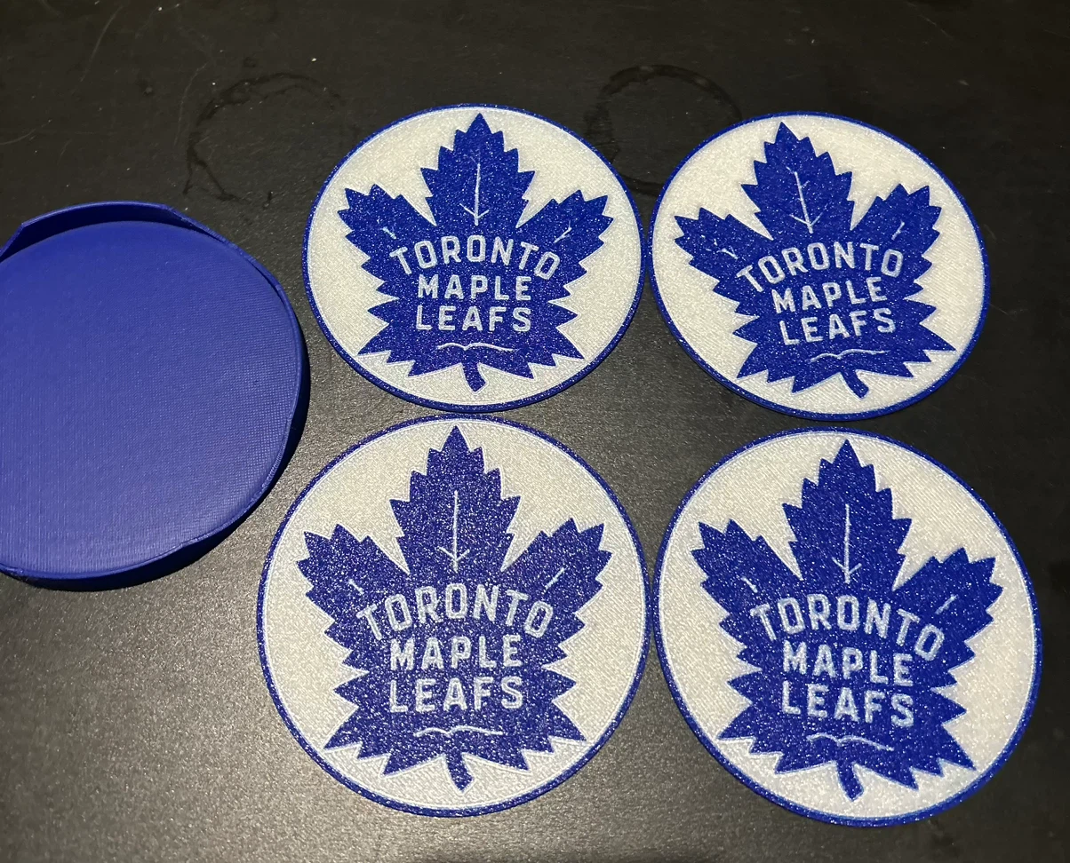 Toronto Maple Leafs Coasters (Set of 4)
