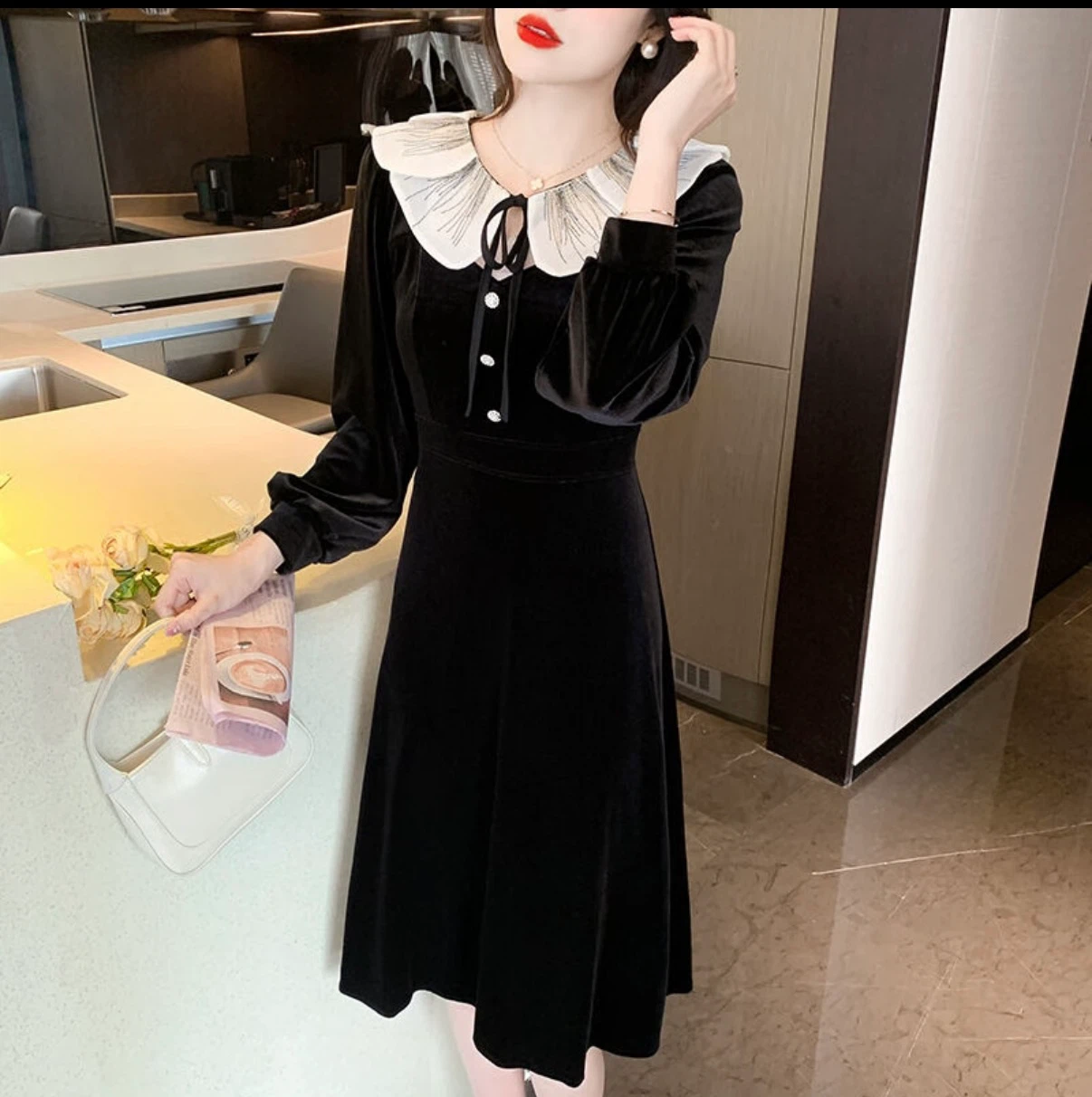 Halloween Wednesda-inspired look🖤 Size S