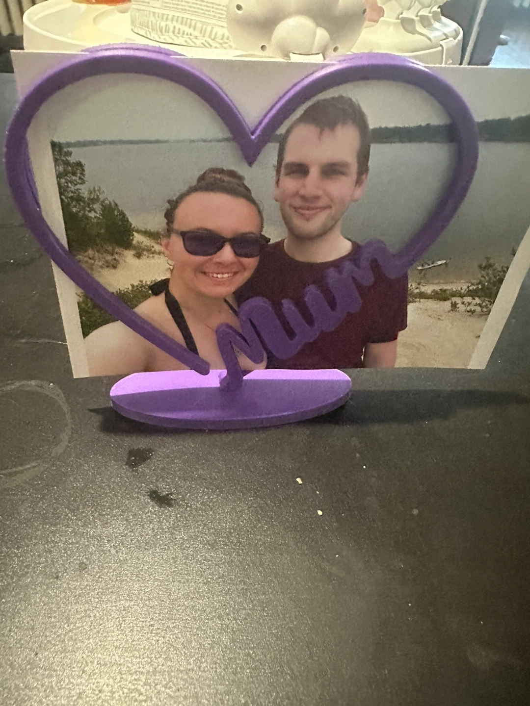 Heart Shaped "Mum" Photo Frame
