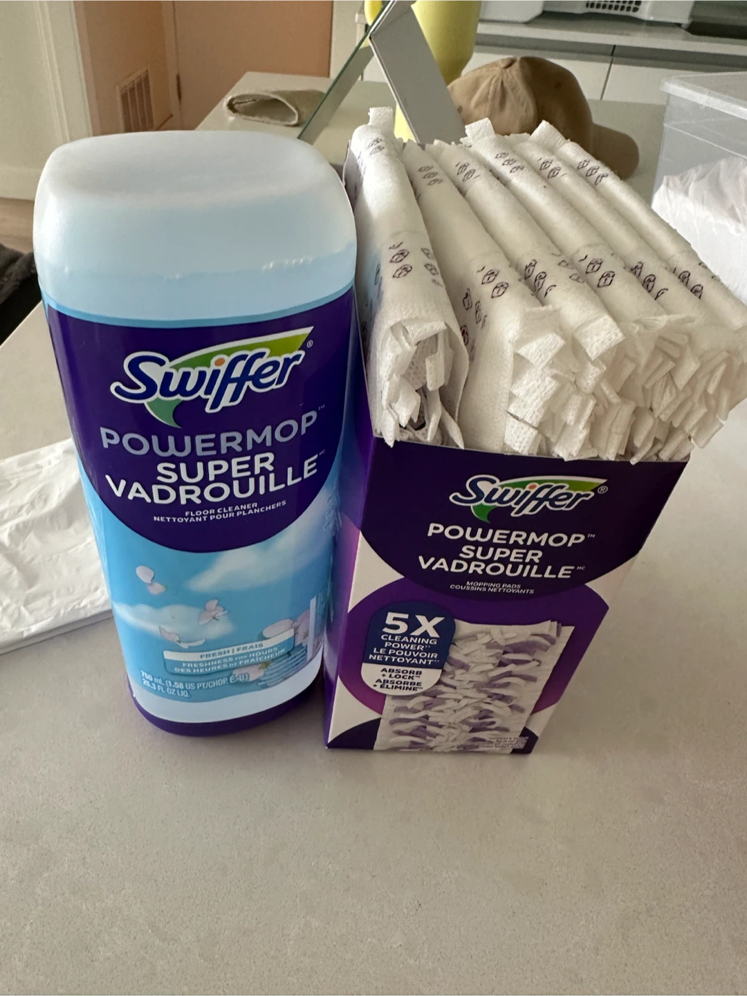 Swiffer PowerMop Super Vadrouille Floor Cleaner Kit - photo 2