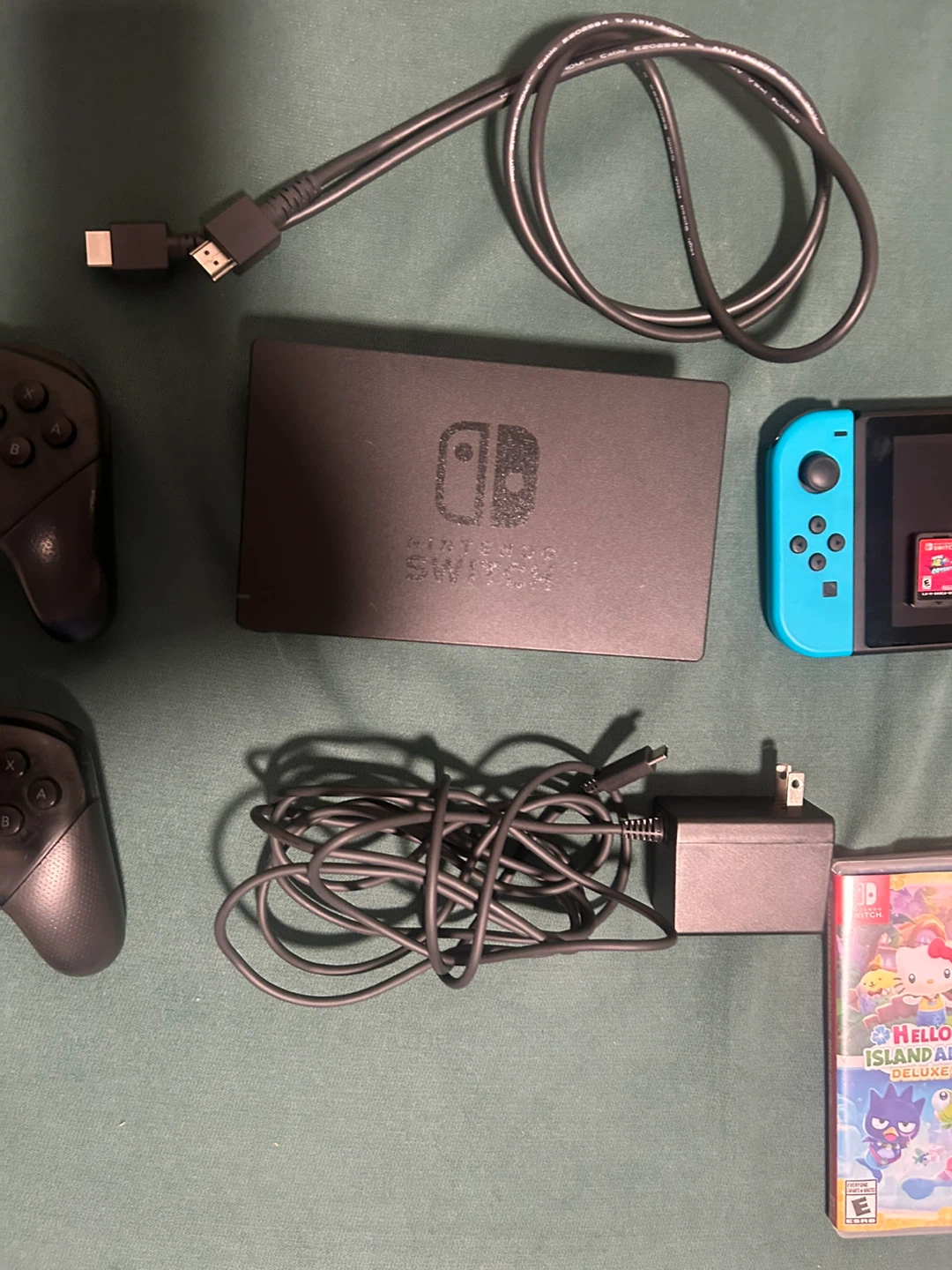 Nintendo Switch Pro Controllers, Dock & 3 Games - photo 3