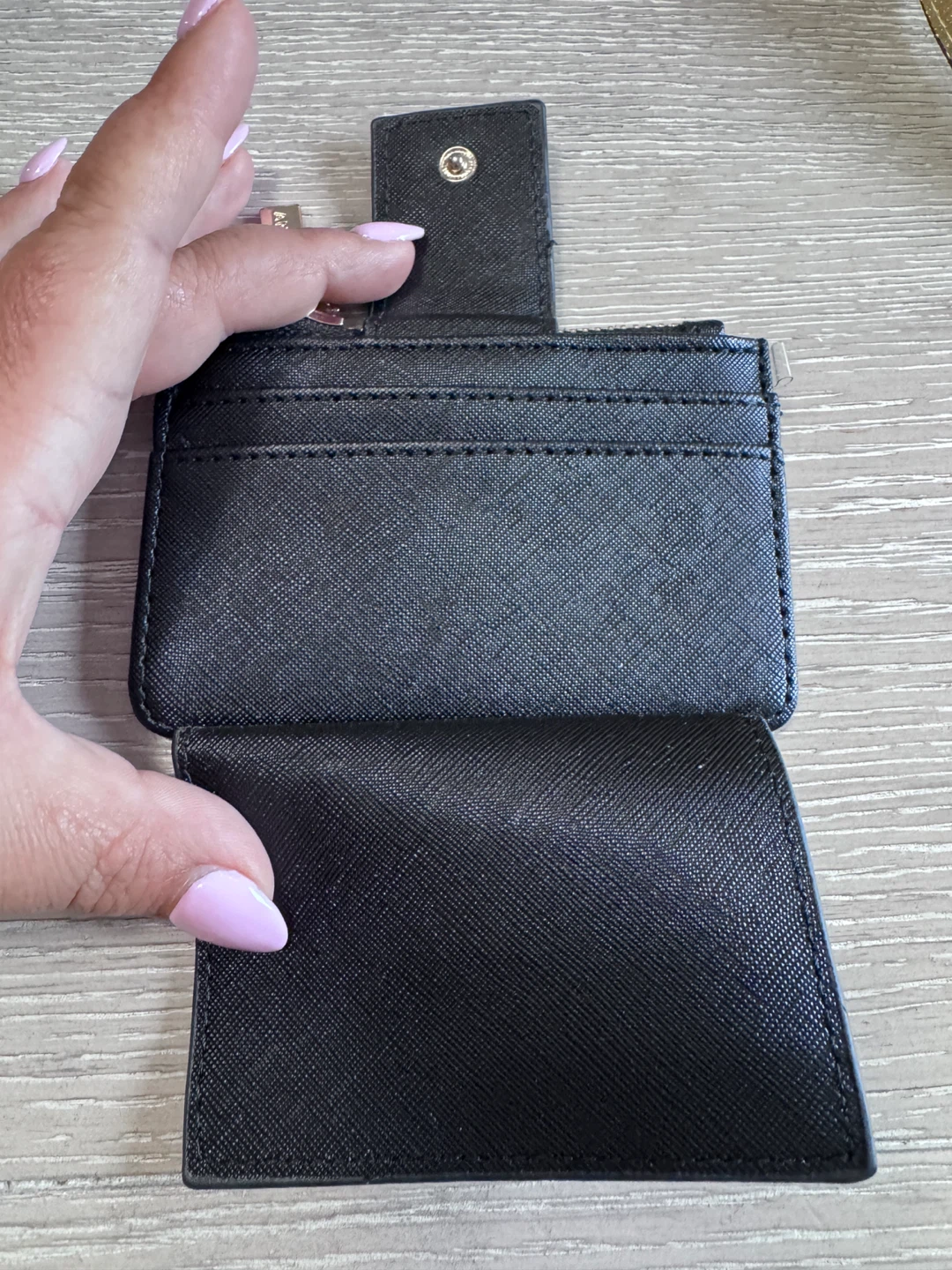 Anne Klein Black Card Holder Wallet - photo 3