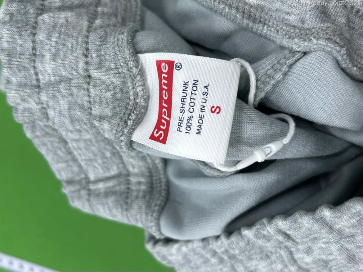 Supreme Grey Sweatpants Size S