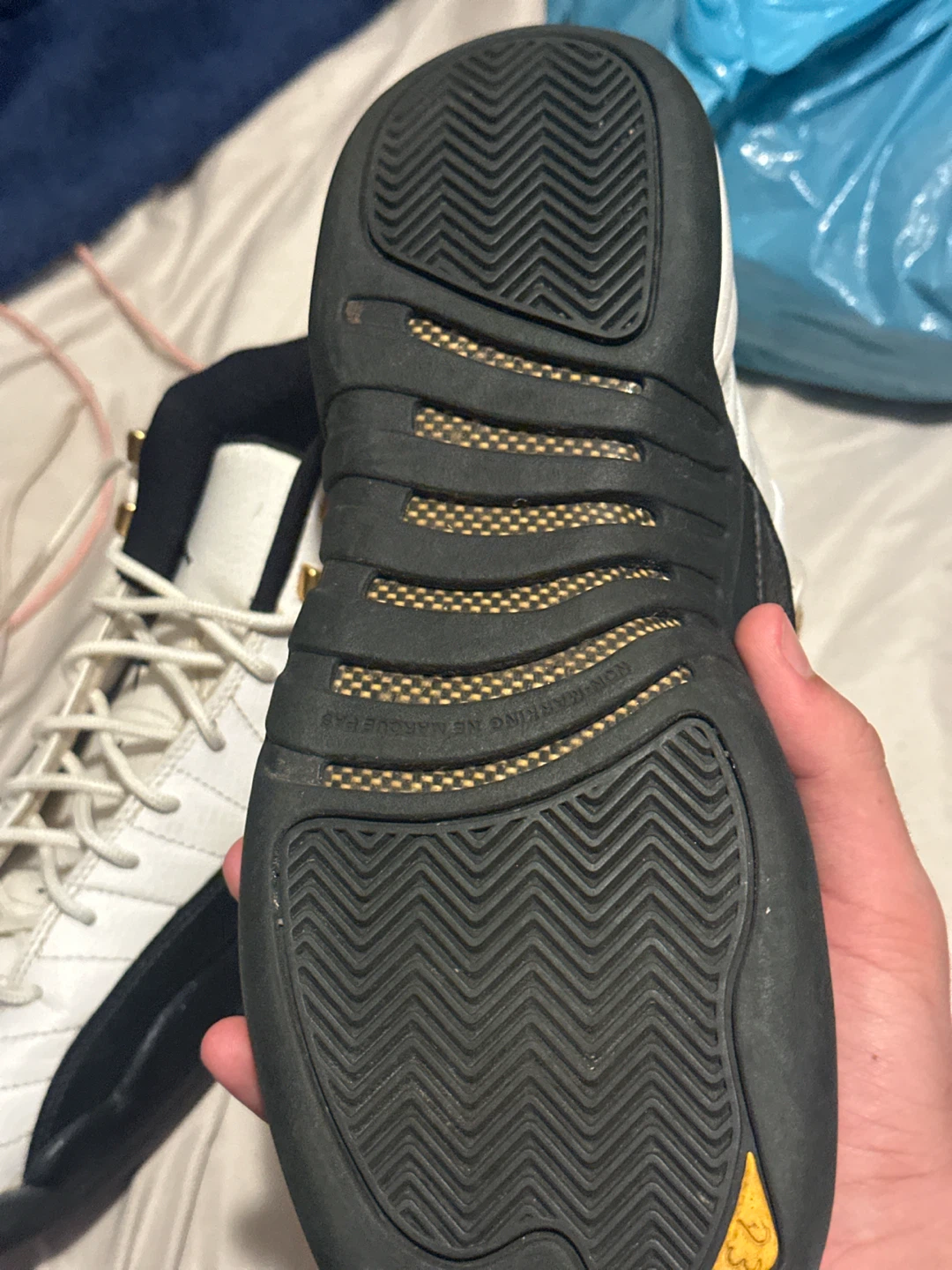 Air Jordan 12 Retro White Black Taxi - photo 3