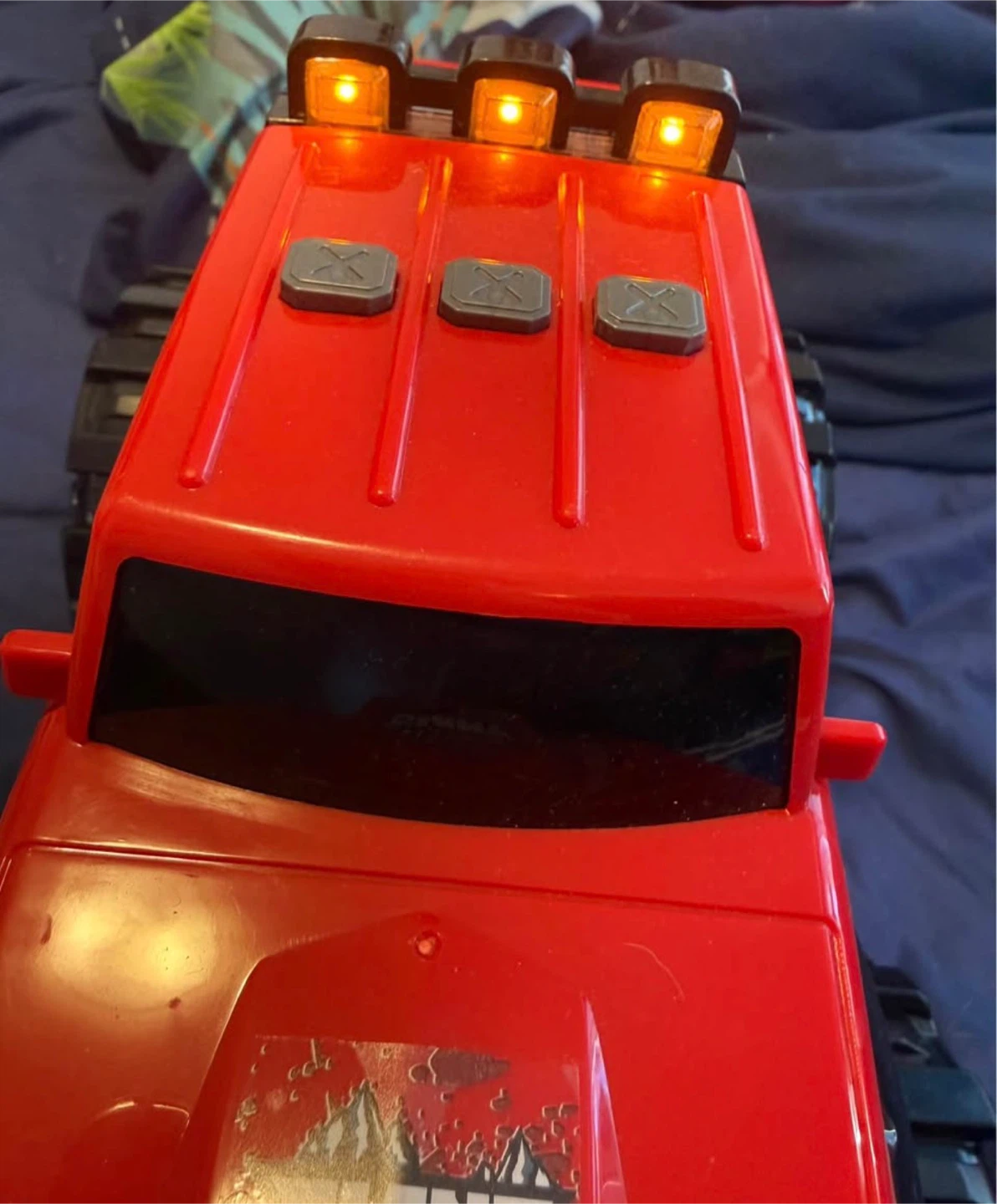 Red GIANT Monster Truck Toy with Lights - photo 3
