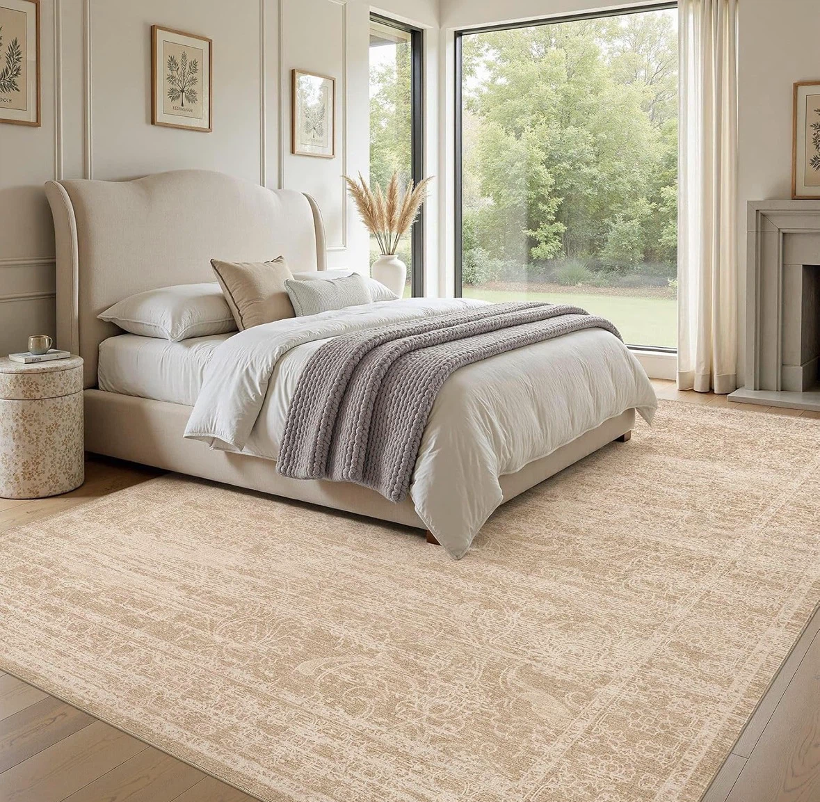 Area Rug with Damask Pattern 10x12 ft - photo 3