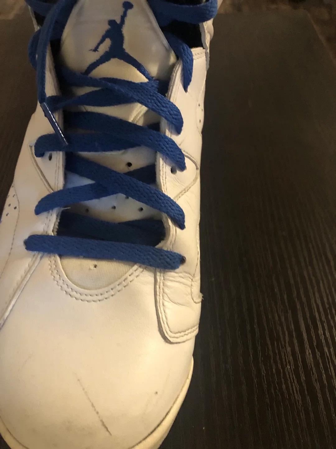Air Jordan 6 Retro White/Blue Men's Sneakers