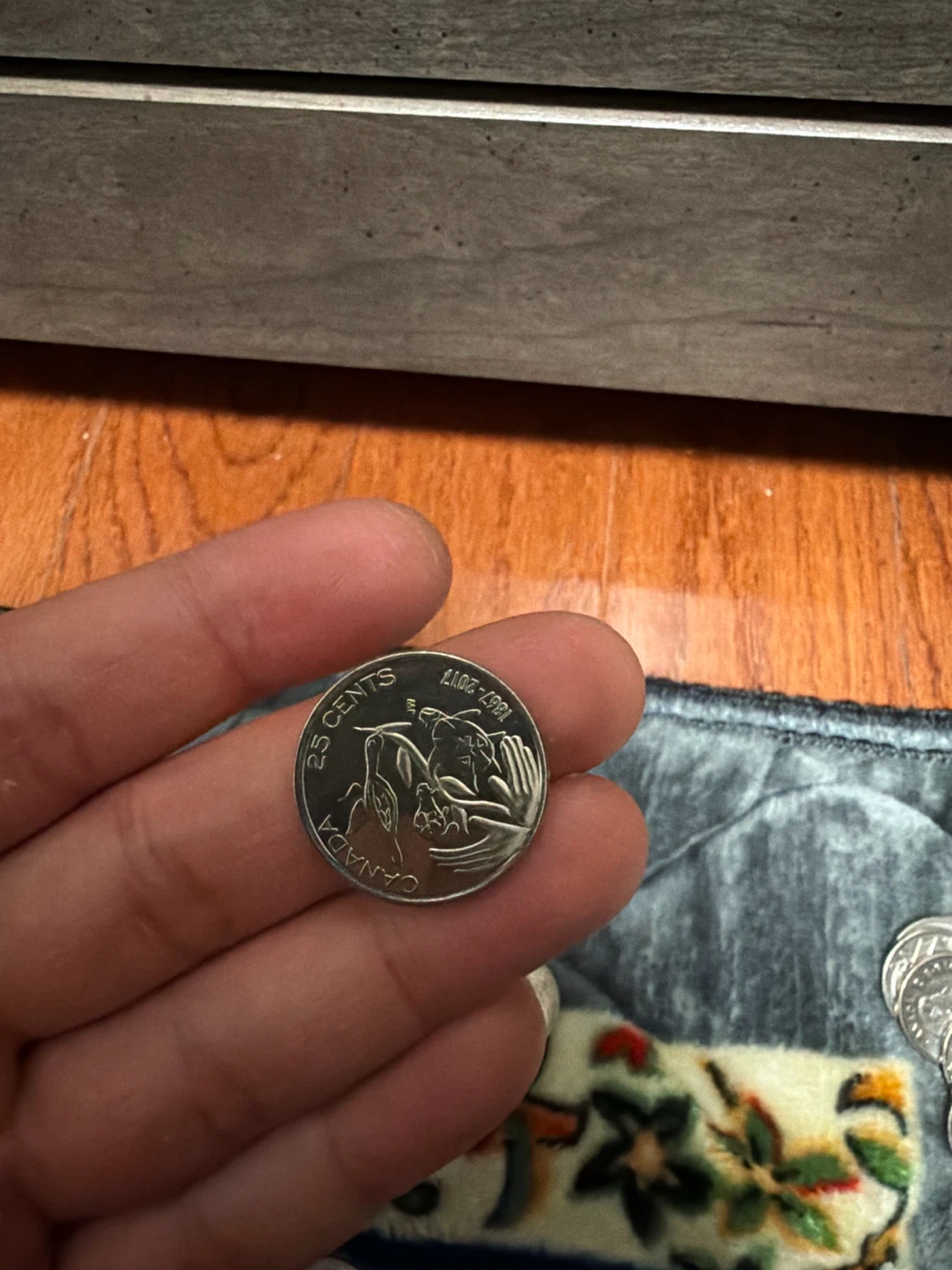 Bag of Canadian 25 Cent Coins - photo 2