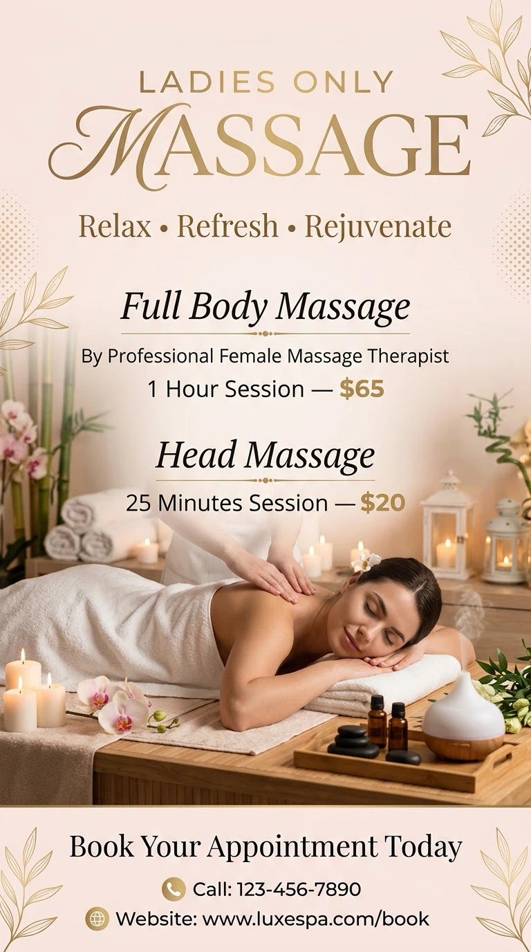Full Body Massage - 1 Hour Session