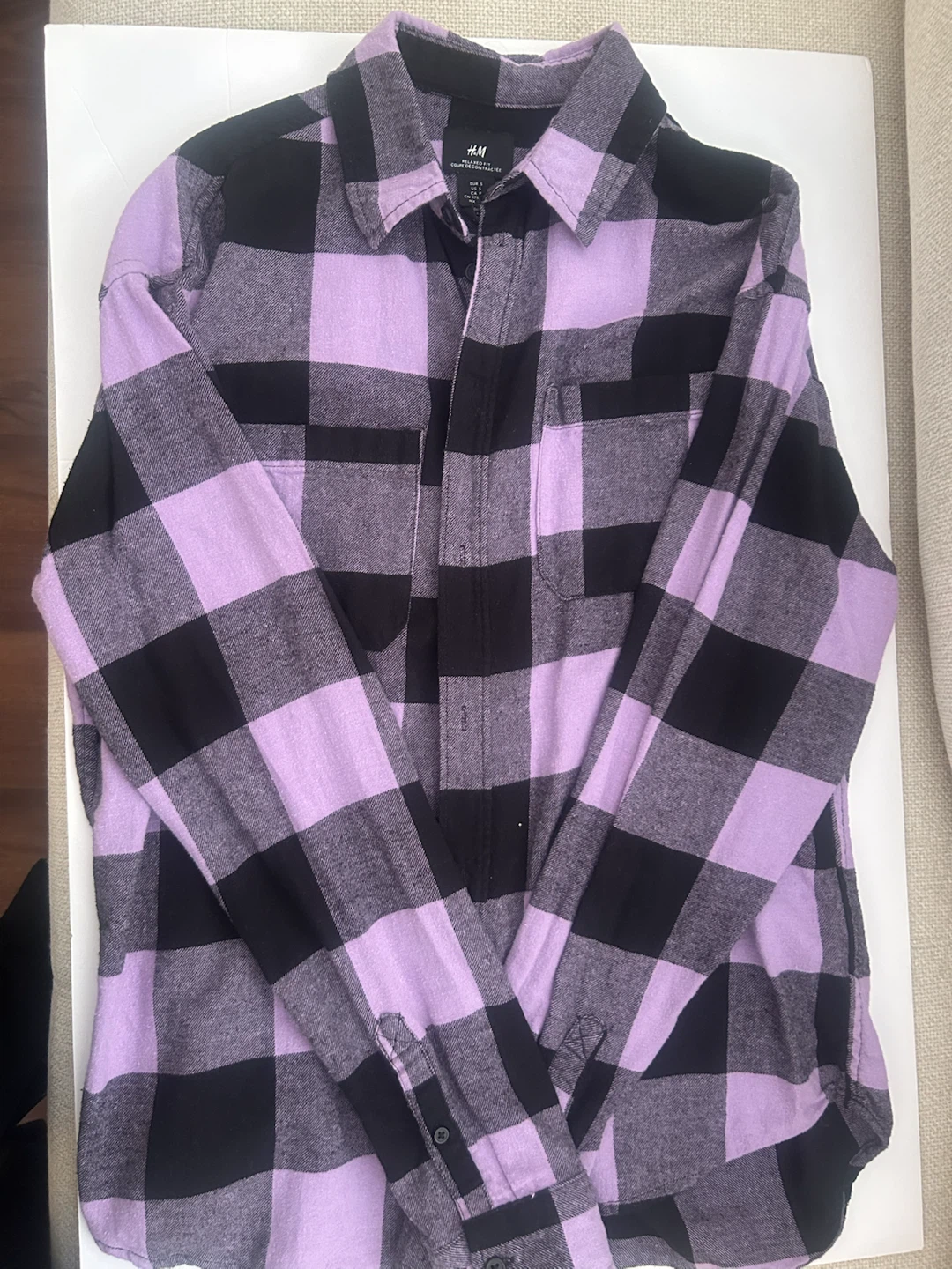 H&M Plaid Flannel Shirt - Size S