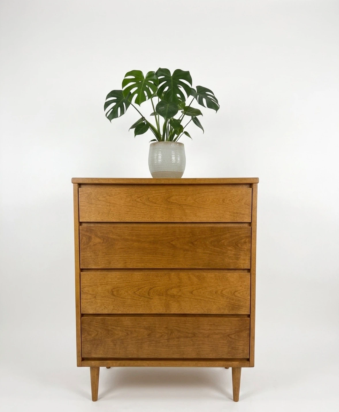 Fully refinished Bassett Furniture 4-Drawer Dresser - photo 2
