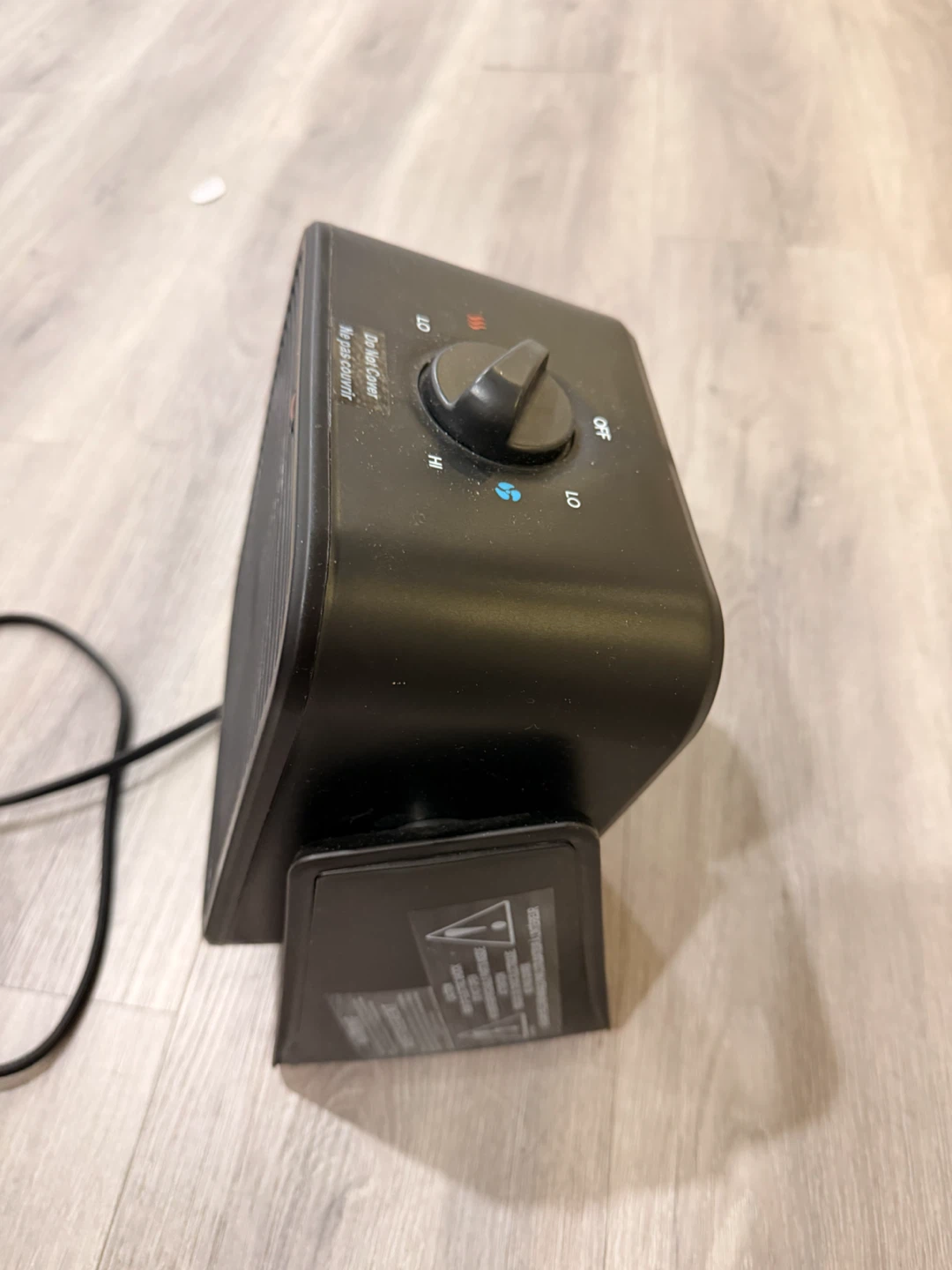 Portable Electric Heater + Fan - photo 3