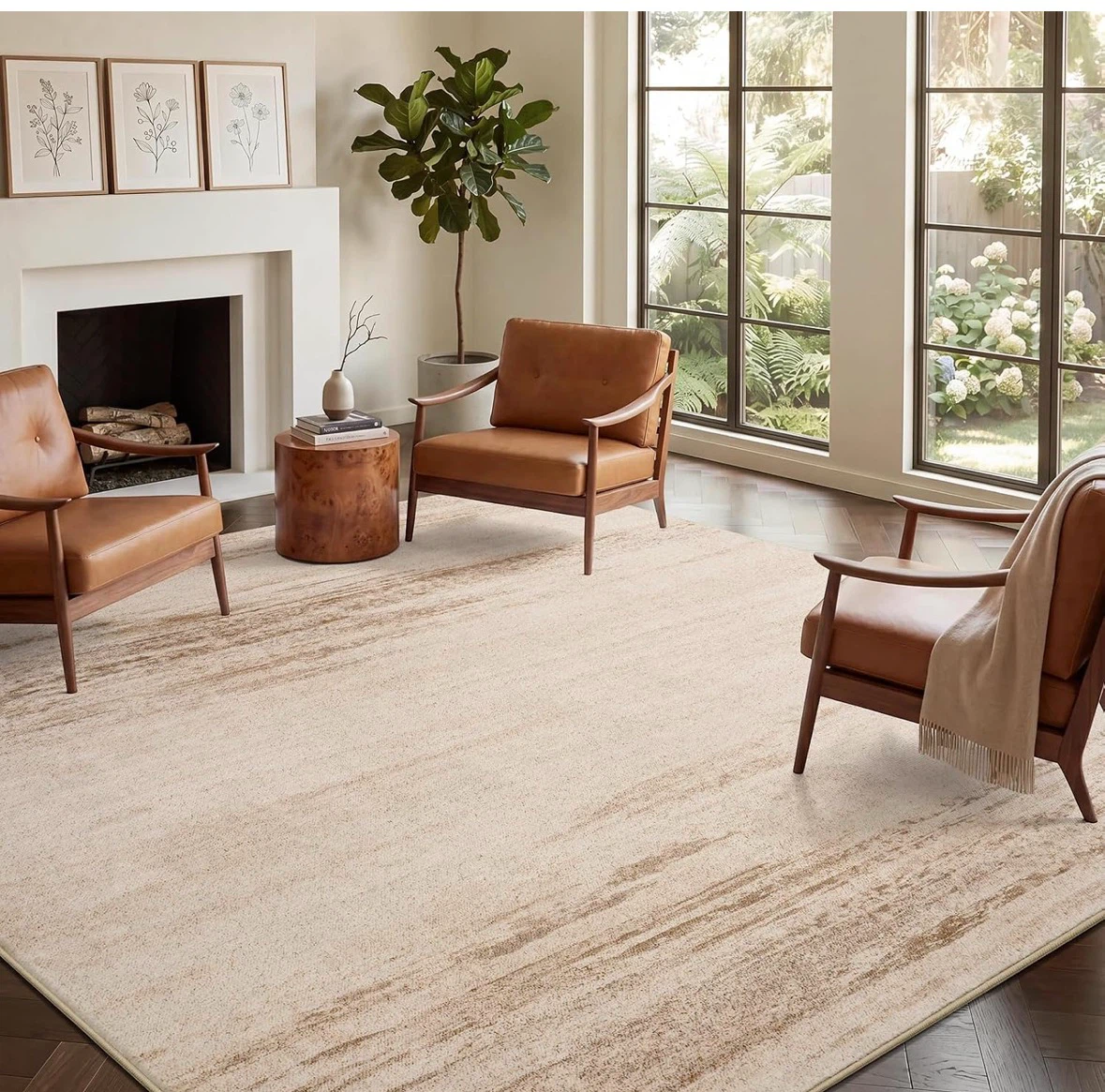 Lightweight Area Rug - Soft & Kid-Friendly