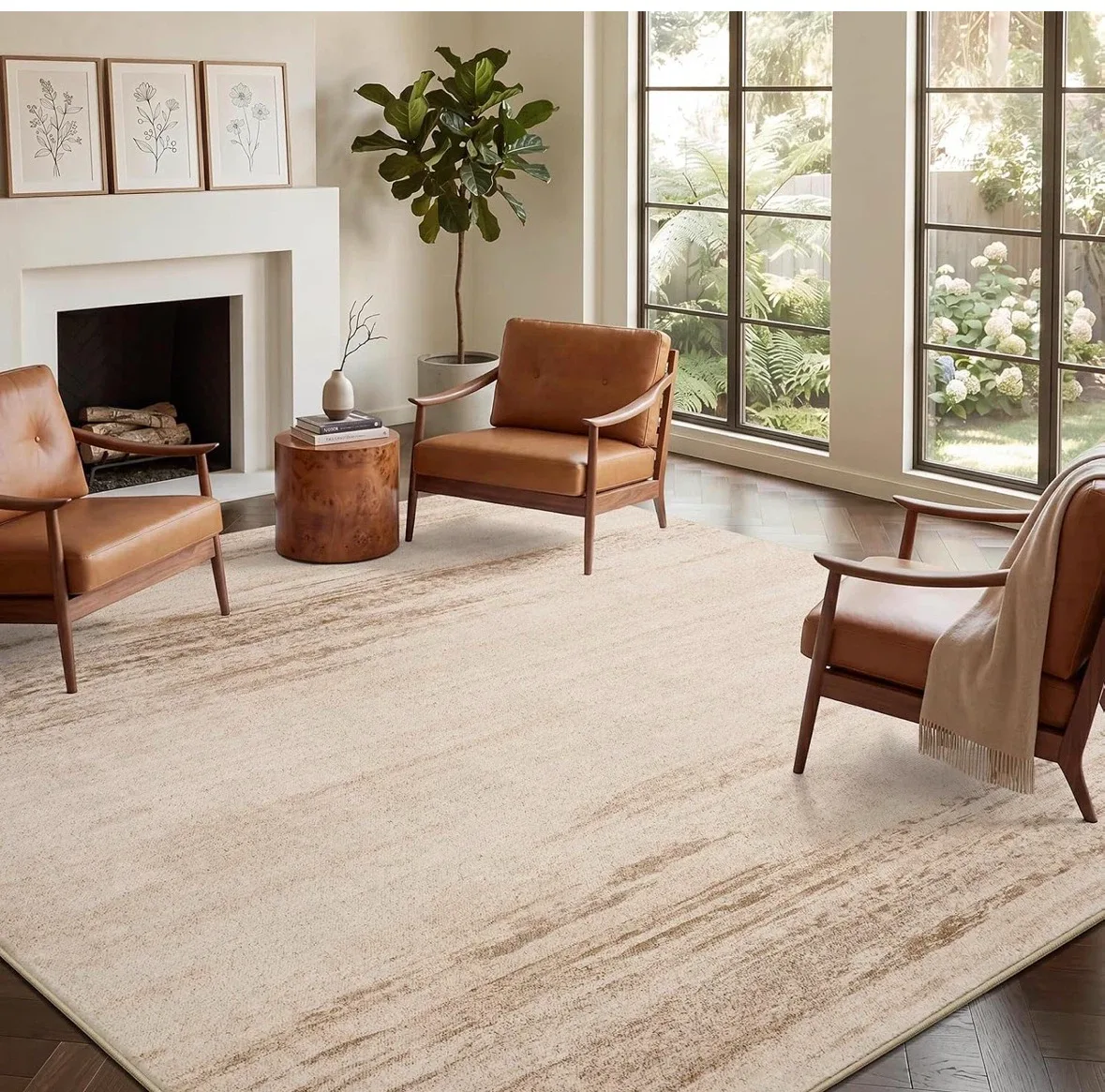 Lightweight Area Rug - Soft & Kid-Friendly