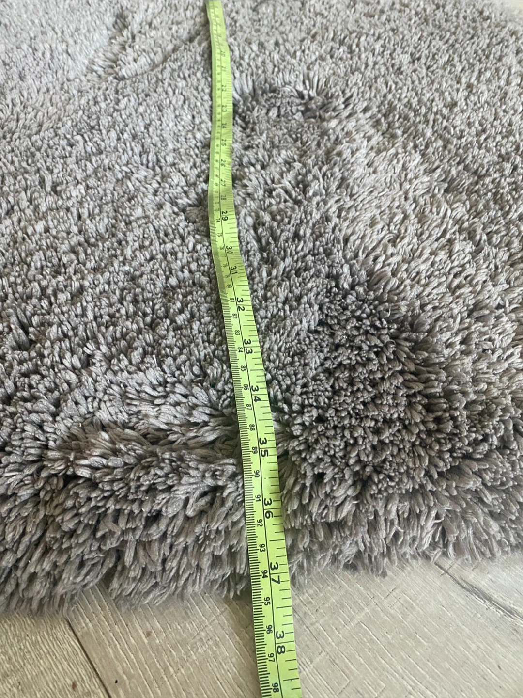 Fluffy Grey Bath Mat - photo 3