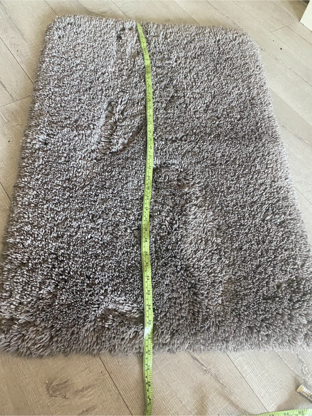 Fluffy Grey Bath Mat - photo 4
