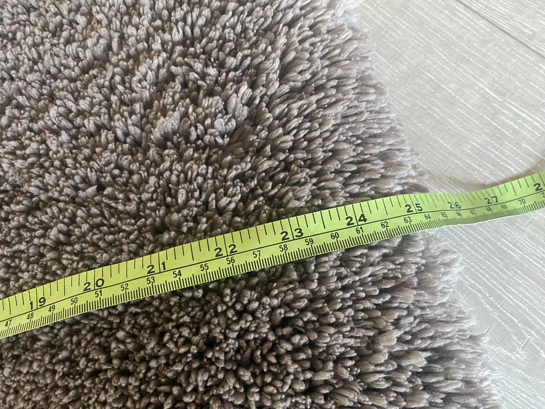 Fluffy Grey Bath Mat - photo 5