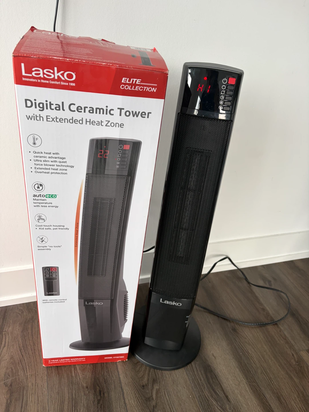 Lasko Tower Heater with remote control