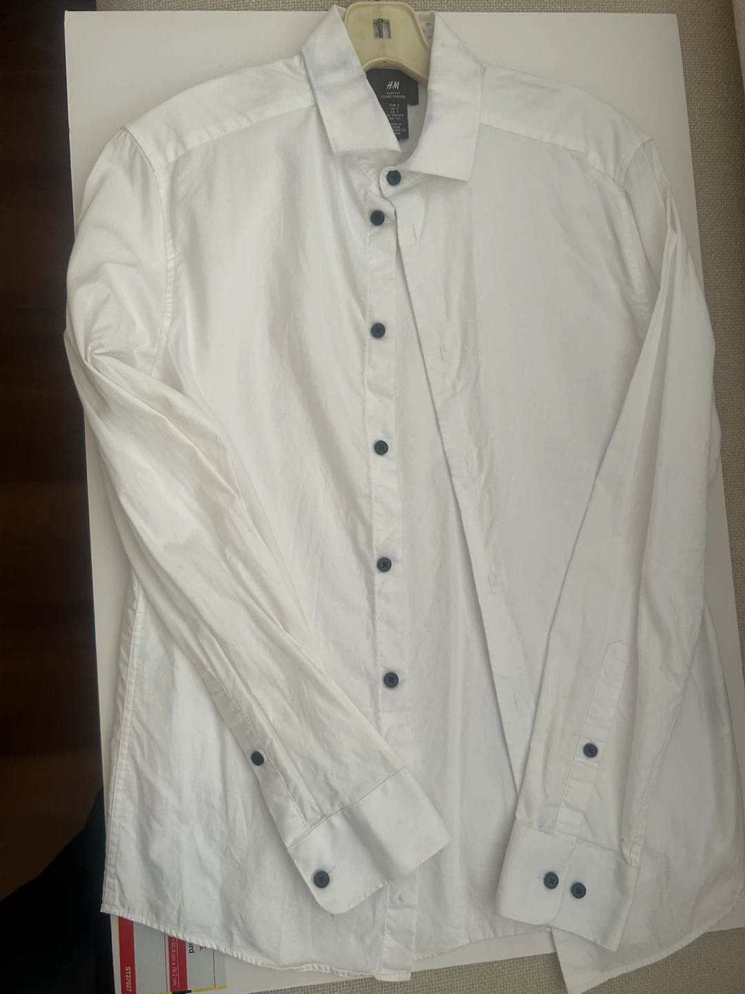H&M White Button-Up Shirt