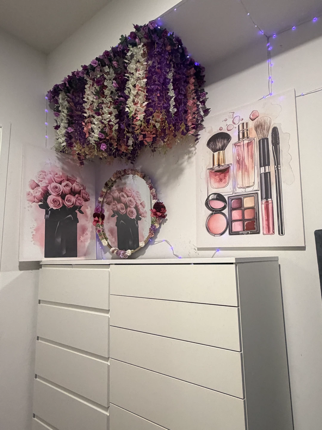 Canvas Print - Makeup and Roses - photo 2