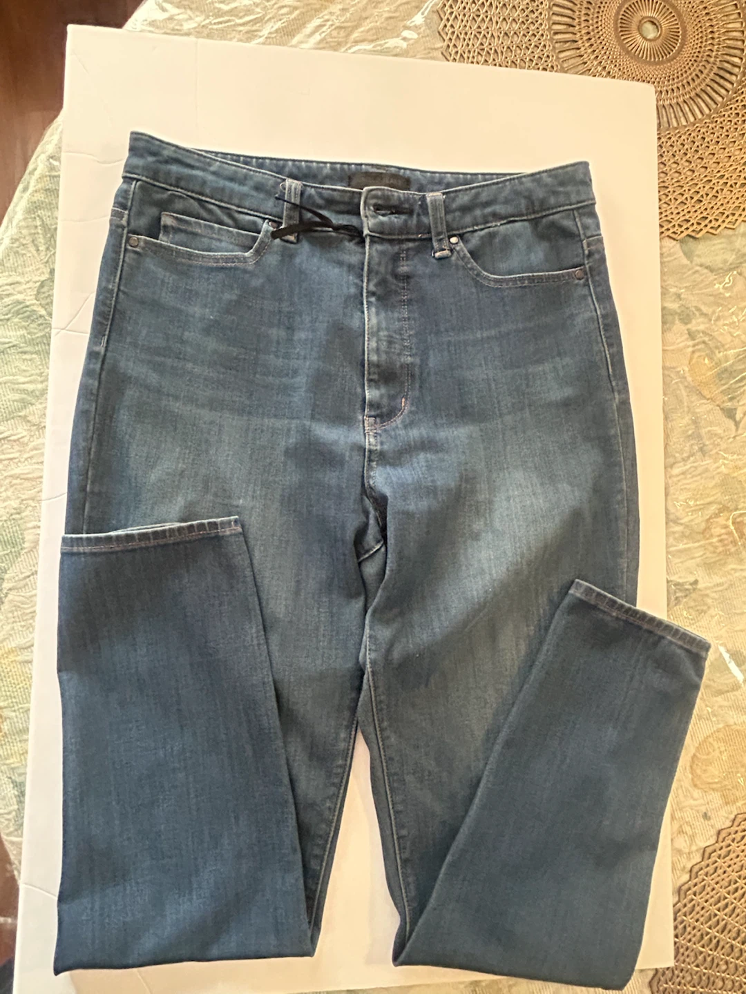 Lisette high-waisted straight leg jeans